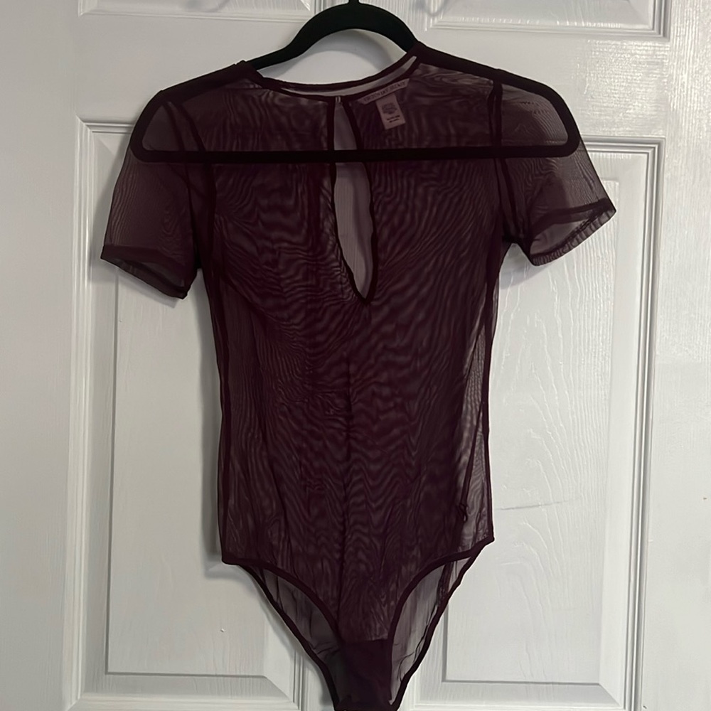 Victoria Secret burgundy color bodysuit
